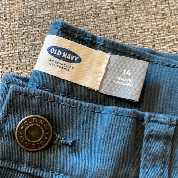 Old Navy blue 5 pocket stretch pants - Picture 2 of 4